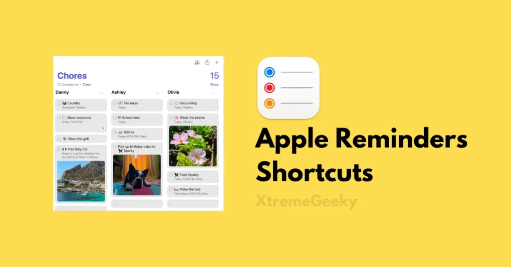 Best Apple Reminder shortcuts for Sonoma 14