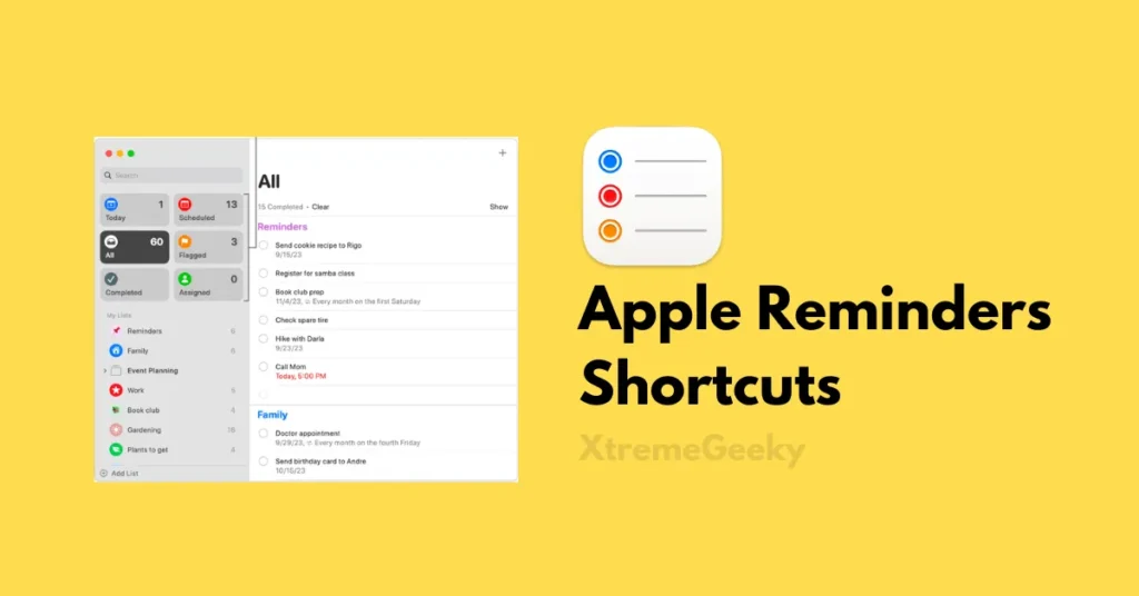 how does apple reminders work