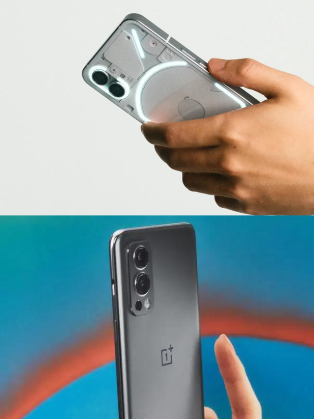 Nothing Phone (1) vs OnePlus Nord 2T  Specs Comparison
