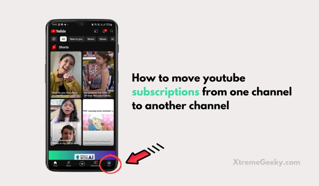 how to transfer youtube subscriptions